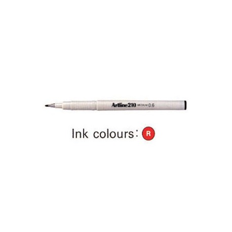 Artline 210 Sign Pen Red