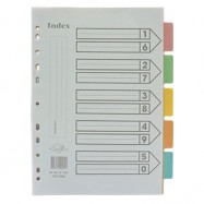 Mortar Board Paper Color Index Divider A4 5Tabs