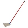 Plastic Screw Head Cotton Mop w/Handle Set