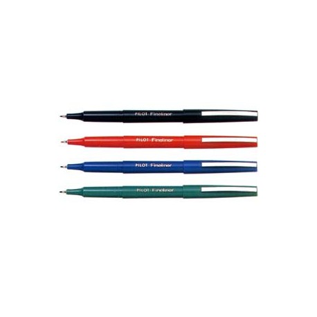 Pilot SW-PP Fineliner Sign Pen Black/Blue/Red/Green