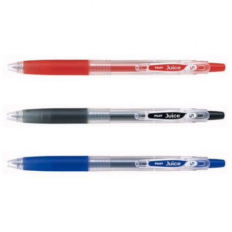 Pilot LJU-10EF Juice Gel Ink Pen 0.5mm Black/Blue/Red