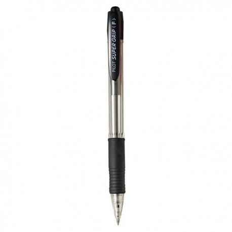 Pilot BPGP-10R-F Super Grip Retractable Ball Pen 0.7mm Black/Blue/Red儿