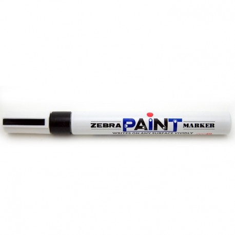 Zebra 200M Paint Marker Black/Blue/Red/Green/Golden/Silver/White