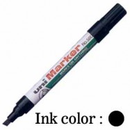 Uni 580B Permanent Marker Chisel Black/Blue/Red/Green