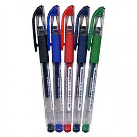 Uni-Ball UM-151 Signo Dx Waterproof Gel Pen 0.38mm Super Fine Black/Blue/Red/Green/purple