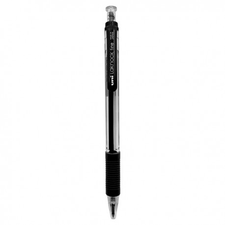 Uni SN-101 Laknock Retractable Ball Pen 0.7mm Black/Blue/Red