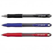 Uni SN-100 Laknock Ball Pen 0.5mm Black/Blue/Red