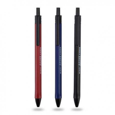 M & G ABPW-3002 Triangular Retractable Ballpoint Pen 0.7mm Black/Blue/Red