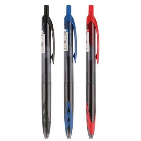 M & G AGPH-5701 Ultra-Simple Retractable Quick Dry Ink Pen 0.5mm Black/Blue/Red