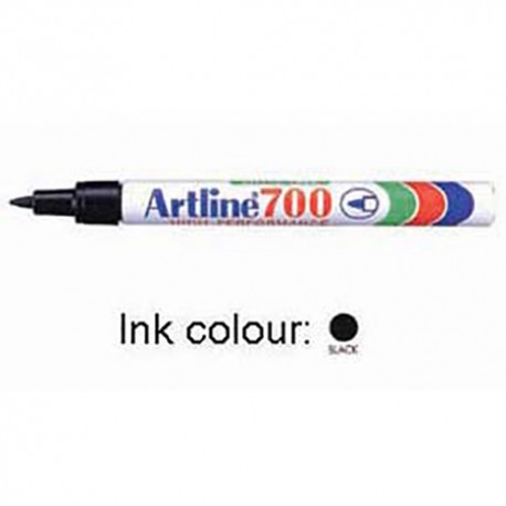 Artline 700 Permanent Marker Point Black/Blue/Red/Green