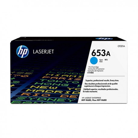 HP CF321A 653A Cyan Original Toner Cartridge