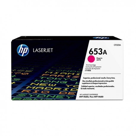 HP CF323A 653A Magenta Original LaserJet Toner Cartridge