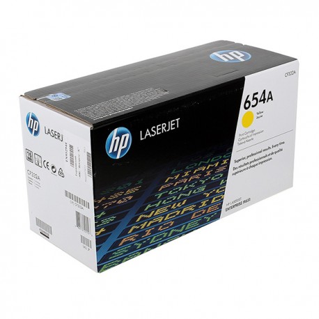 HP CF332A 654A Yellow Original LaserJet Toner Cartridge