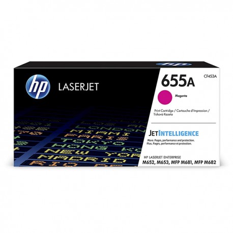 HP CF453A 655A Magenta Original LaserJet Toner Cartridge