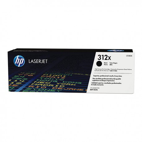 HP CF380X 312X Black High Yield Original Toner Cartridge