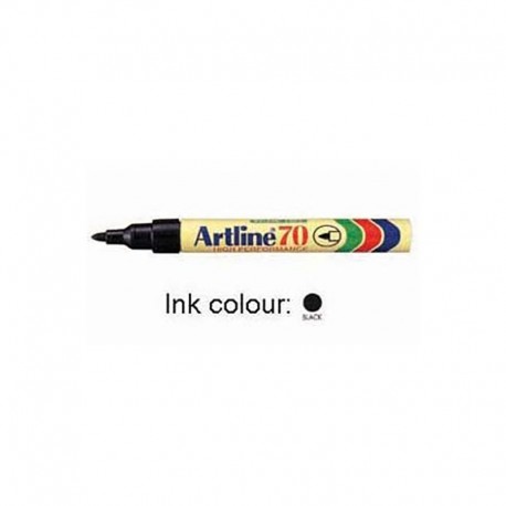 Artline 70 Permanent Marker Bullet Black/Blue/Red/Green/Orange/Purple/Brown